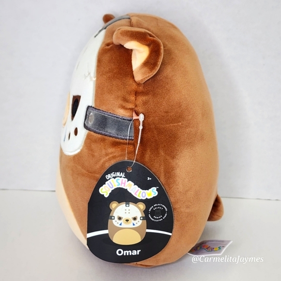 🖤 OMAR 🐻 Select Series Brown Bear w Jason Mask Halloween 2024 Squishmallow NWT - Picture 2 of 9